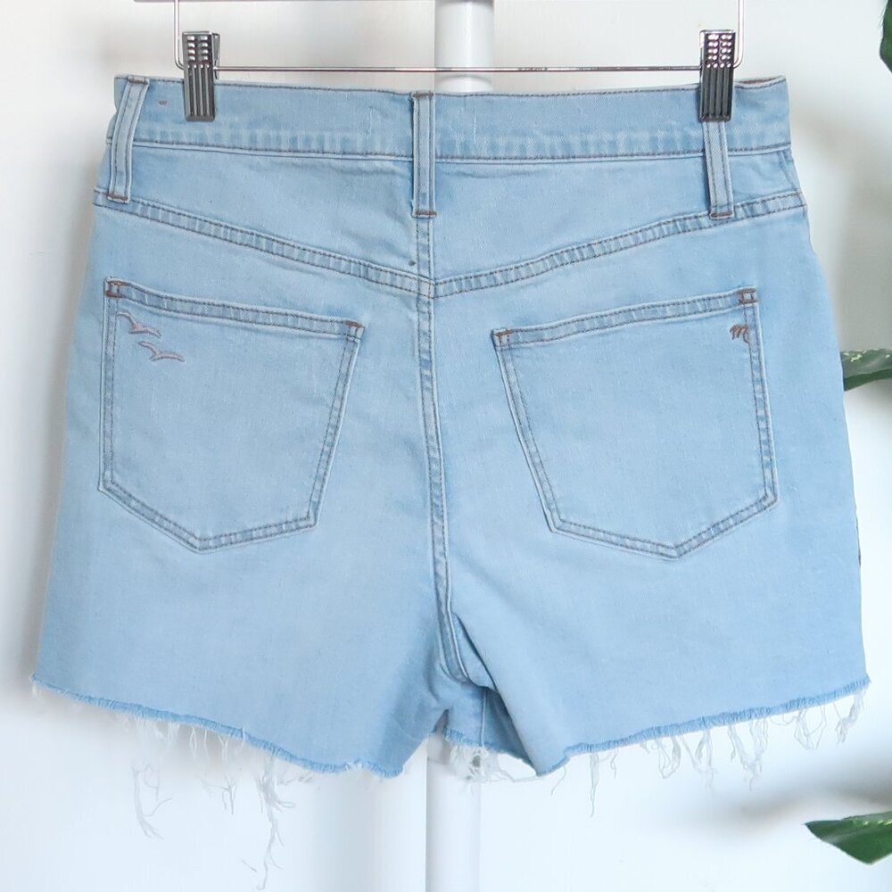 Madewell Sun Embroidered Edition Raw Edge High Rise Denim Shorts Taylor Swift 27 - Picture 7 of 16